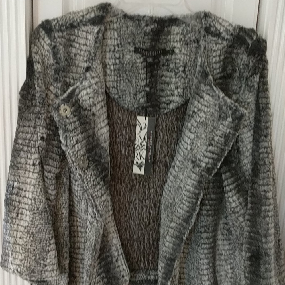 Robert Kitchen gray jacket - Picture 7 of 8
